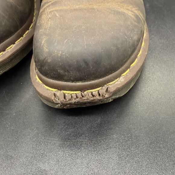 Dr Martens Crazy Horse Boots Mens Size 4 Distressed Leather 1460 Doc Martens - Picture 4 of 8